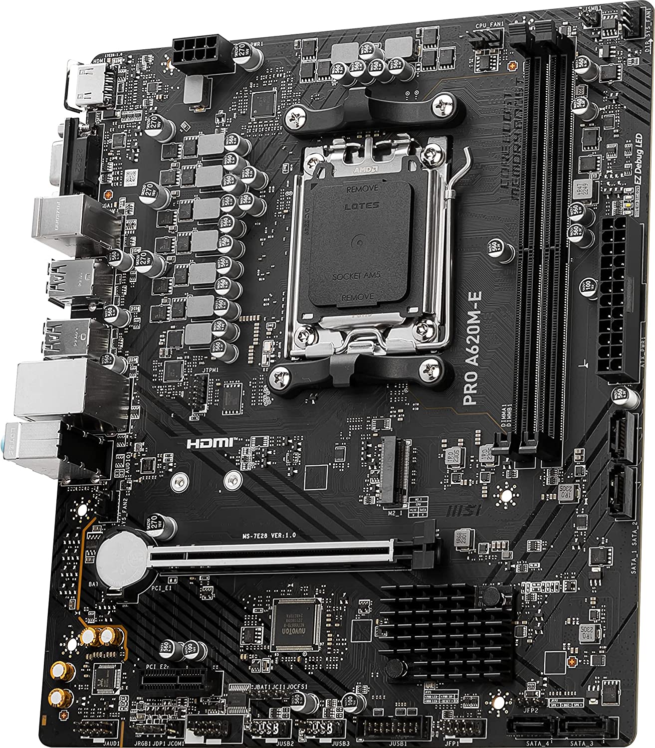 MSI Motherboard PRO A620M DDR5 MSI Motherboard PRO A620M DDR5